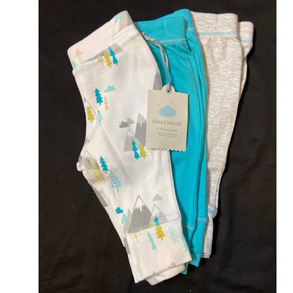 Cloud Island 3 Pack Pants